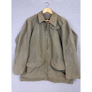 Vintage L Esquimau Paris French Hunting Jacket Olive Green Canvas Workwear